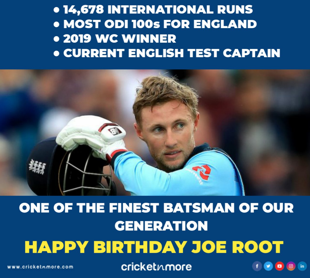 Happy Birthday Joe Root   