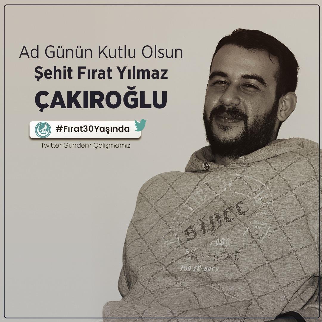 #Fırat30Yasında Ad günün kutlu olsun 🇹🇷