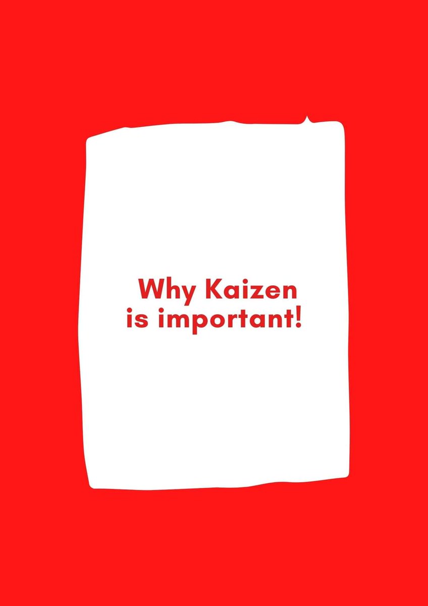 OperationalExc1's tweet image. Why Kaizen is important! 

facebook.com/11325236369640…