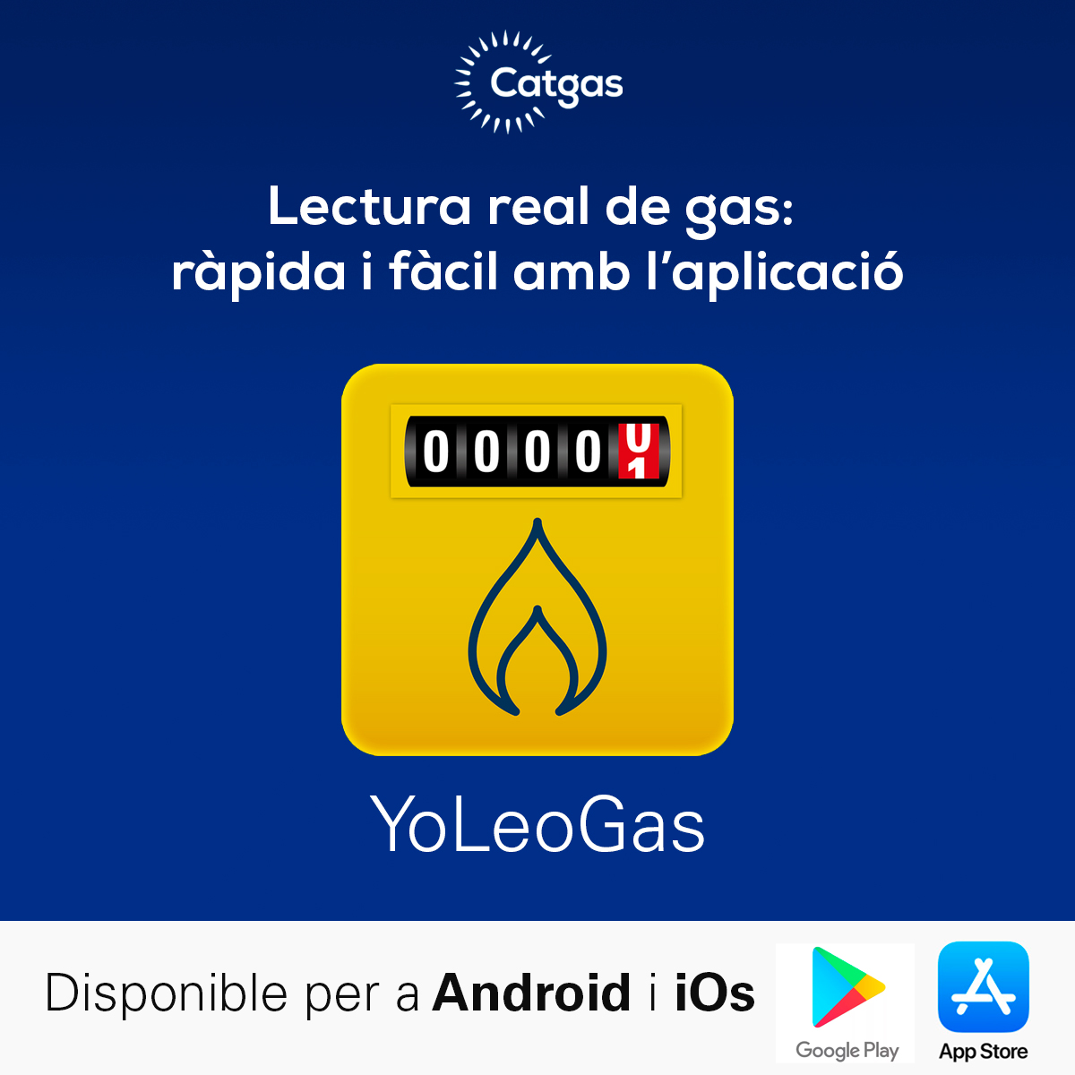 Catgas_Energia's tweet photo. Amb l'aplicació YoLeoGas pots donar la lectura real del teu comptador de gas 10 dies abans que finalitzi el teu període de facturació, i així oblidar-te de futures sorpreses en les teves factures.
#lecturagas #yoleogas #catgas https://t.co/Ny6d6NNaSH