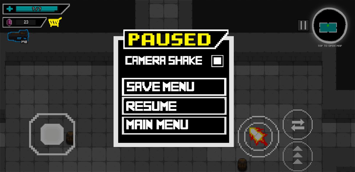 YenDeveloper's tweet image. ADDED SAVE SYSTEM AND CAMERA SHAKE TOGLE IN THE GAME
