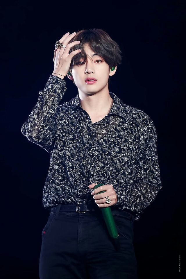 Saint Laurent's paisley embroidered shirt. 