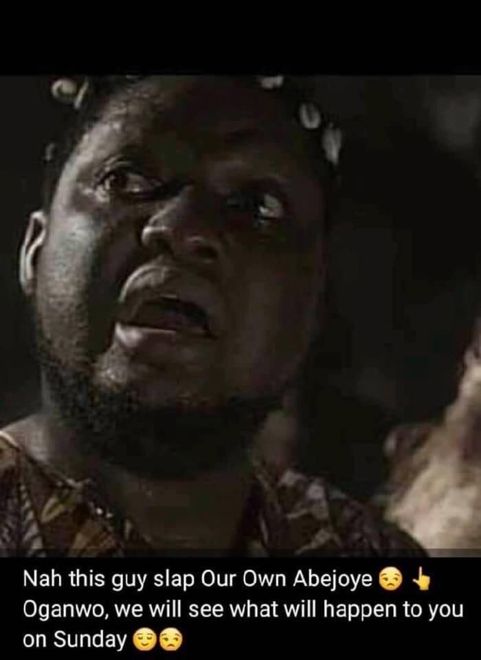 mikebamiloye's tweet image. #ABEJOYE

OGANWO!
OGANWO!!
OGANWO!!!
OGANWO! The Son of Late BALOGUN Awo-Nbiwon-Ninu slapped Olayiiotan ABEJOYE ! 
We are all hoping and trusting God that Olayiiotan will not commit the Blunder he committed with the African Traditinalists in America. 
Waiting for Episode 3 too.