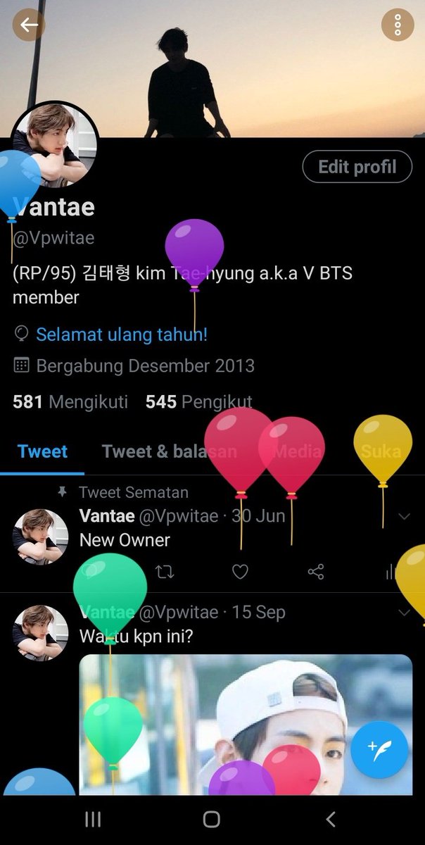 Vpwitae's tweet photo. #HappyBirthdayTaehyung
#HAPPYVDAY https://t.co/U3XQxTD2eU