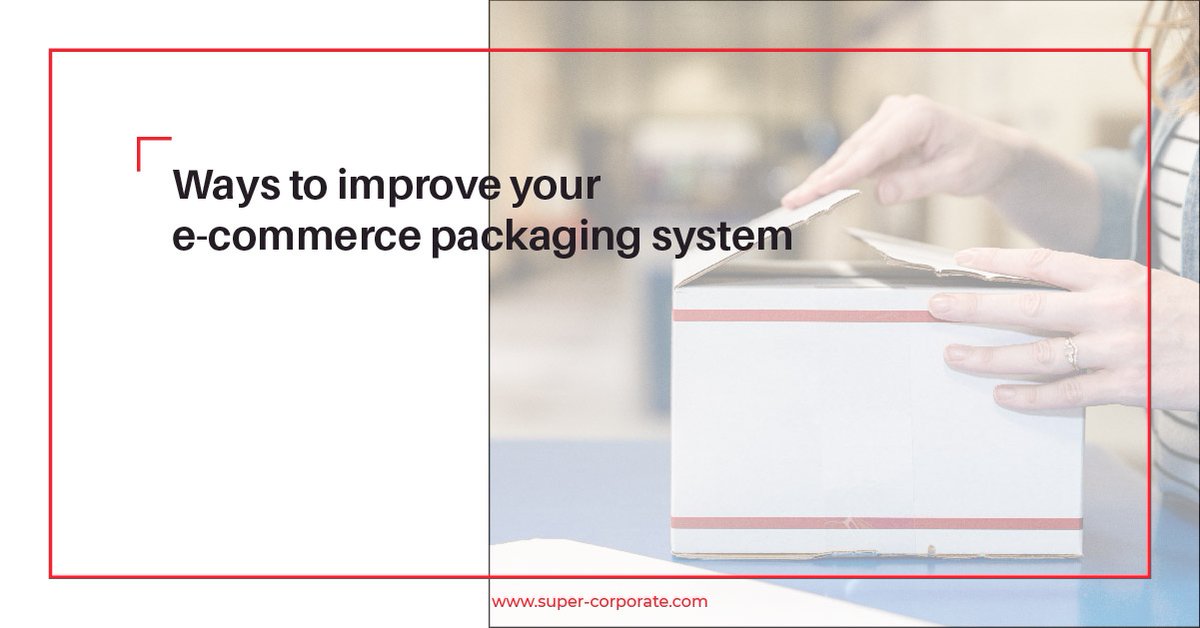 Tips when creating a packaging system:
1. Keep package size & amount to a minimum;
2. Invest in an automated fit-to-size packing systems;
3. Create an 'unboxing experience';
4. Prepare a strategy for peak periods;
#supercorporate #ecommerce #businesstips #creativeagency #Biztips