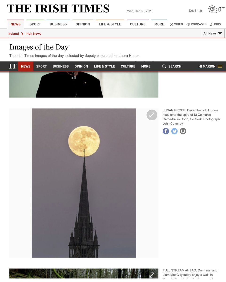 JohnC1809's tweet photo. 1/2 Great to see Lunar Probe @IrishTimes Galleries. Tnx @laurahutts great title & crop. #purecork #Cobh #StColmans #wolfmoon @CobhTourism @CanonUKandIE @AstronomyIRL @AstronomyMag @blackrockcastle @https://www.irishtimes.com/news/ireland/irish-news/images-of-the-day-1.4447152 https://t.co/7s6J4I47wG