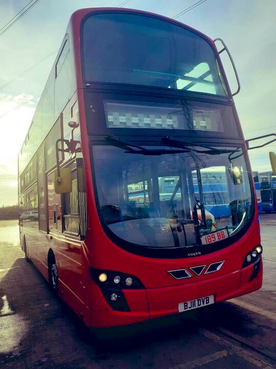On its way from Purfleet to Stanley via the body shop to be painted white and get some finishing touches before she’s service ready! A very useful and welcome fleet addition! 😀🚌 <a href="/EnsignBusCo/">Ensignbus</a> <a href="/VolvoBusUK/">Volvo Bus UK & Ireland</a>
 #psvar #seatbelts #tachograph #peoplemover #futureproof