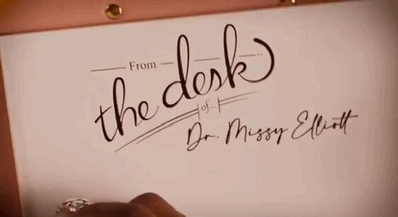 Missy gave us a lyric vid for “Why I Still Love You”, and wrote the whole d*mn thing out for us by hand  Super creative, true to character since she has written us so many notes on IG, and an inventive way to showcase the lyrics 