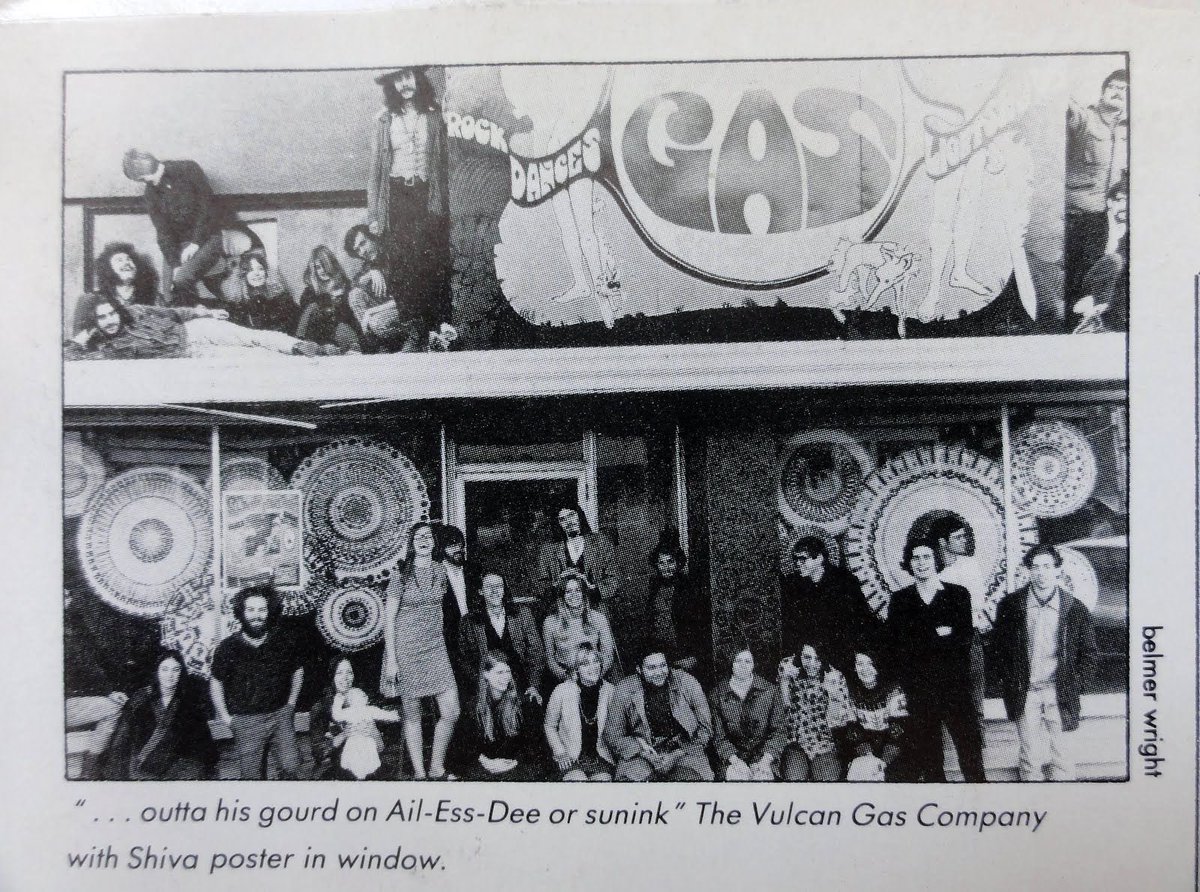 There is a lot more history than what I’m about to offer, but it’s worth noting that the first successful Rock and Psychedelic music venue in Austin was the Vulcan Gas Company which opened in 67 and closed in 1970. It paved the way for what was to come in the city’s scene.