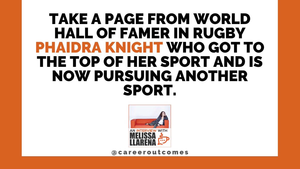 Take a page from World Hall of Famer in Rugby @phaidraknight who got to the top of her sport and is now pursuing another sport. Tune in now to bit.ly/melpod 🎧 Let’s achieve your career success!  #2021HereWeCome