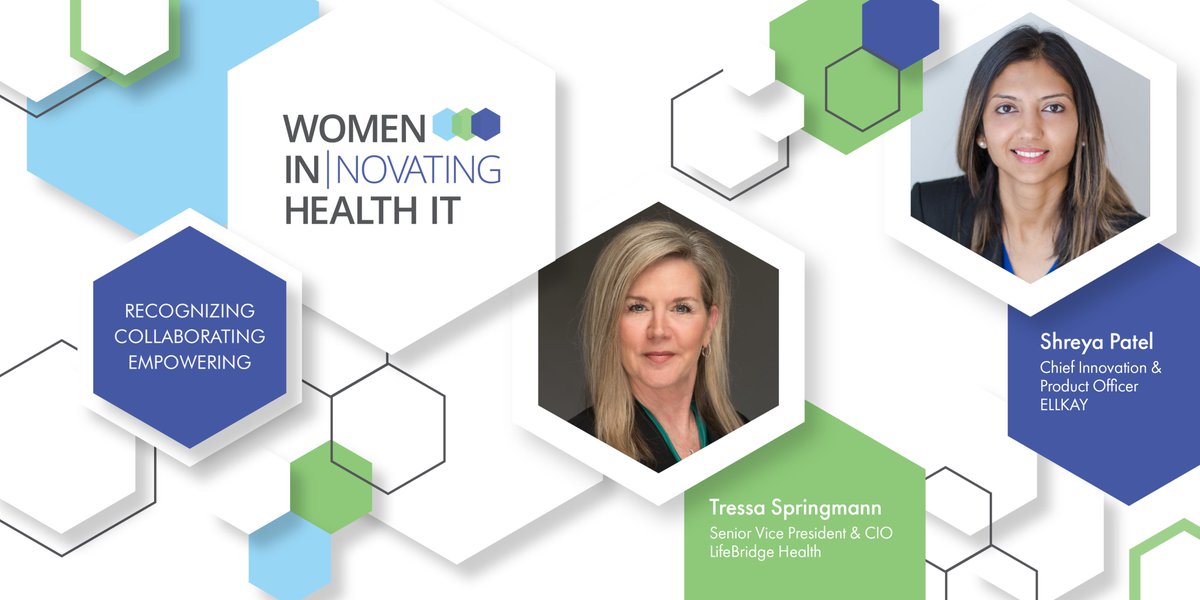 As a #HealthIT company made up of more than 50% women, we’re highlighting inspirational women leaders. Women like <a href="/Tresspringmann/">Tressa Springmann</a>  SVP &amp; CIO of @LifeBridgeHealth and #TeamELLKAY’s own Shreya Patel. Do you have someone to nominate? lnkd.in/g-cM7rK
#WomeninHIT #WomenLeaders