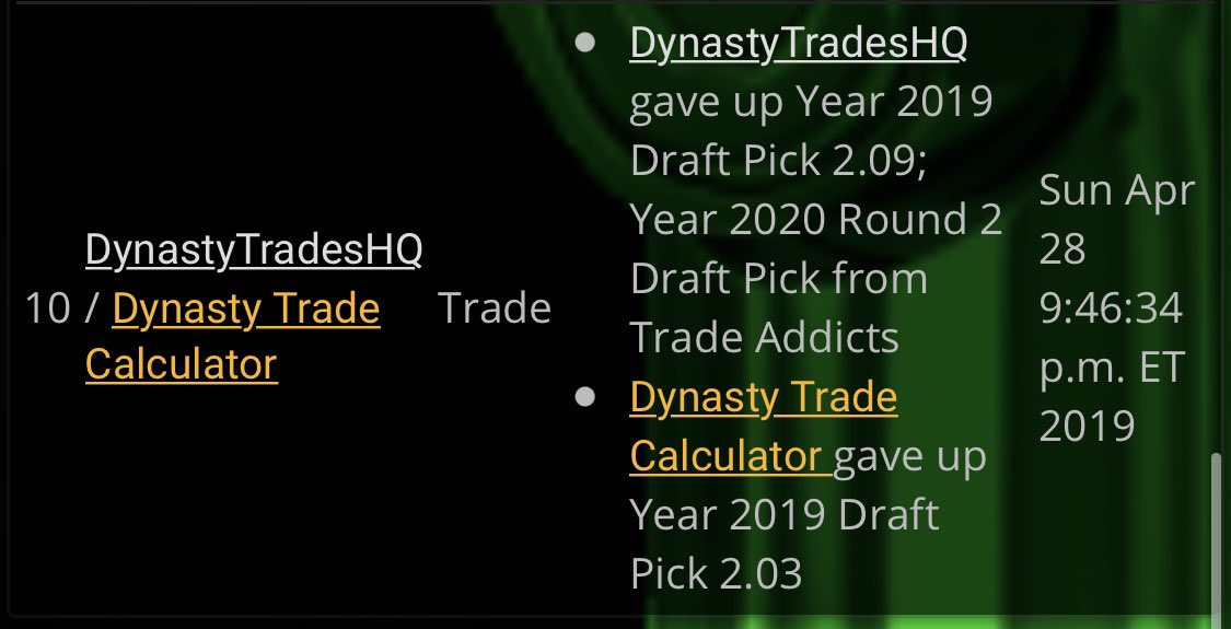 Next came the draft. I desperately needed to get as many draft pieces as possible since I only had this 2.03 for the next two years. No matter who was on the board, I was trading down if possible. These are the trades in a rebuild that make all the difference. I got a 2020 pick!