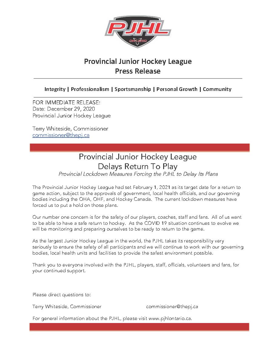 PJHL DohertyDivision (@pjhl_doherty) on Twitter photo Latest press release from <a href="/PJHLOntario/">PJHL</a> ... <a href="/PJHLBulldogs/">Burford Bulldogs Hockey Club</a> <a href="/jrctravellers/">DELHI TRAVELLERS</a> <a href="/NHFirebirds/">N.H. Firebirds</a> <a href="/NorwichJrC/">Norwich Jr C Merchants</a> @ParisMounties <a href="/tavistockbraves/">Tavistock Braves</a> <a href="/OHAapplejacks/">Wellesley Applejacks</a> <a href="/WDSKNavyVets/">Woodstock Navy Vets</a> Latest press release from <a href="/PJHLOntario/">PJHL</a> ... <a href="/PJHLBulldogs/">Burford Bulldogs Hockey Club</a> <a href="/jrctravellers/">DELHI TRAVELLERS</a> <a href="/NHFirebirds/">N.H. Firebirds</a> <a href="/NorwichJrC/">Norwich Jr C Merchants</a> @ParisMounties <a href="/tavistockbraves/">Tavistock Braves</a> <a href="/OHAapplejacks/">Wellesley Applejacks</a> <a href="/WDSKNavyVets/">Woodstock Navy Vets</a>