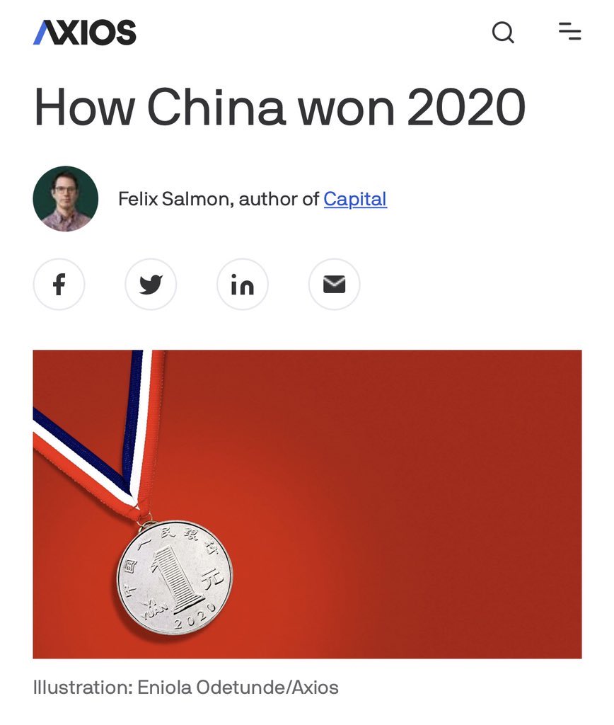 ClayTravis's tweet image. I mean, if you overlook creating and unleashing a global pandemic, arresting and shutting down democracy in Hong Kong, &amp;amp; putting millions of Muslims in concentration camps I guess you could make that argument. Much of the American media is a disgrace.