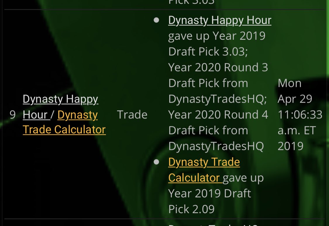 The worst part of the 2.03 trade was if I had pieces, AJ Brown was my pick. Value was incredible, but I couldn’t put my eggs into one basket. I made the trade. Got the 2.09 and traded down for more picks. I needed resources. I was left in the rainforest with a Swiss Army knife.