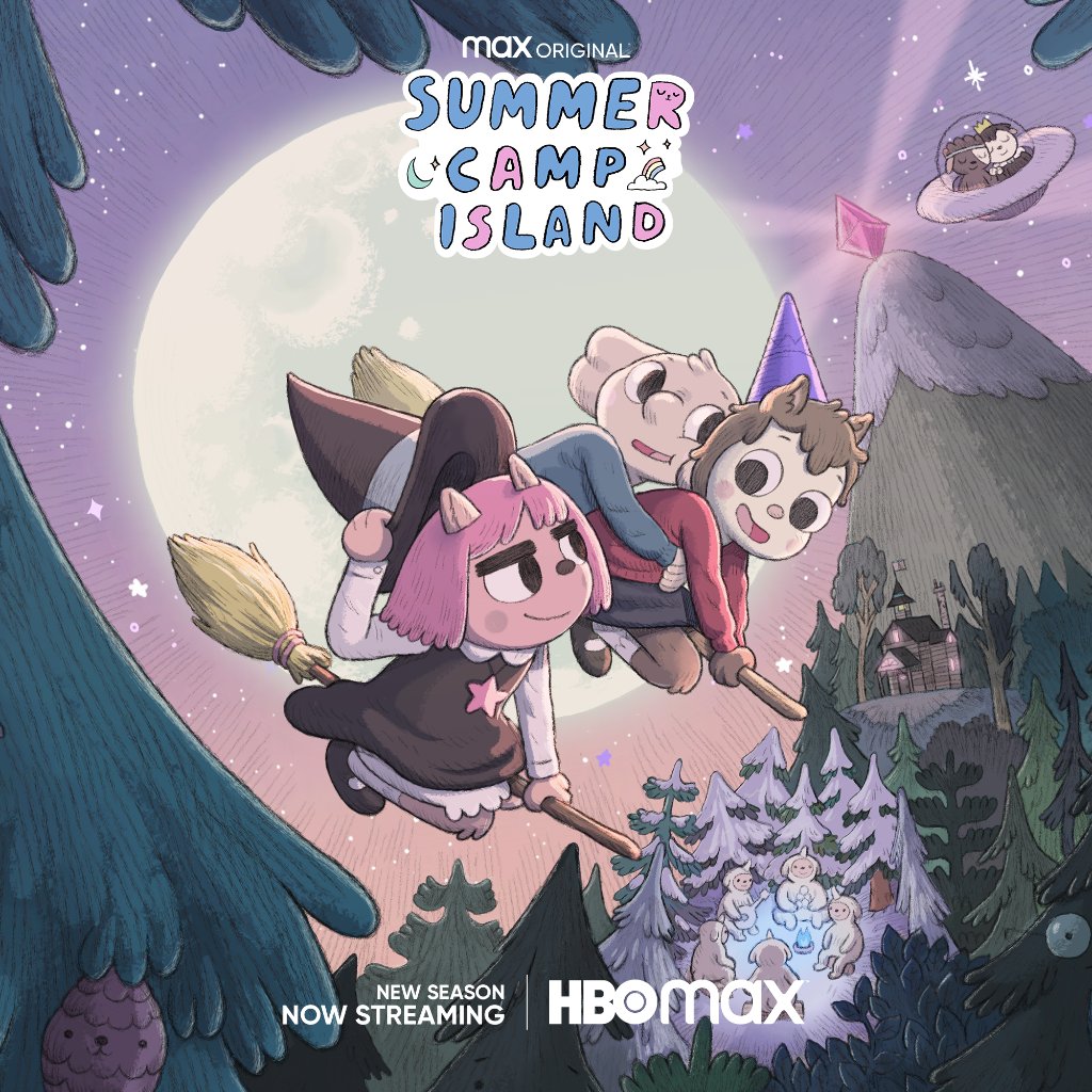 cartoonnetwork's tweet photo. Aliens and Witches and Yetis OH MY! Discover all the magical stories on #SummerCampIsland Season 3! ☀️🏕🏝 Watch now on @HBOMax 👉 https://t.co/kAscZ6OMkF 

#ad #HBOMax https://t.co/EdTlD1PUpd