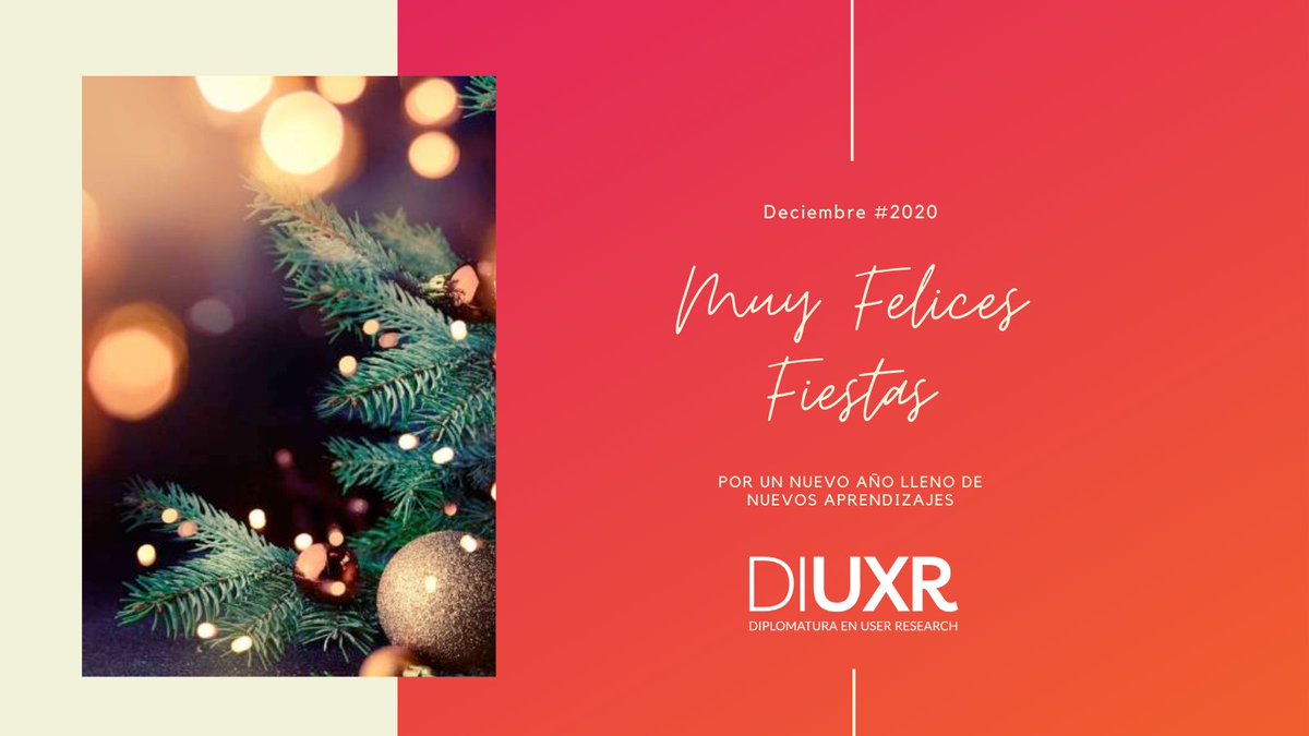 Brindamos por un año nuevo lleno de oportunidades, desafíos, aprendizajes y caminos por descubrir.
Los que hacemos la Diplo en UX Research te deseamos un  ¡Muy Feliz #2021!

#DIUXR #Research #UX #uxResearch #userexperience #uxr #userResearch