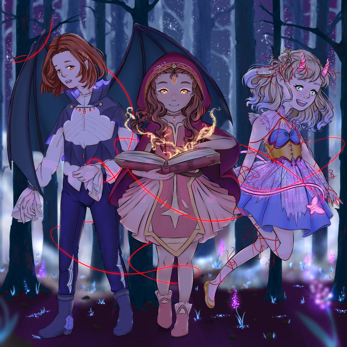 Cristhy_CB's tweet photo. It's better late than never. However... instead of "Special Halloween" let's call it.... "Magical Creatures Edition"? jajaja
They are the main characters of my webcomic project Secret Sands✨
#ArenasSecretaswebcomic #SecretSandswebcomic #OC #ArtistOnTwitter
@ArtistRTweeters https://t.co/xpxaE3tFoj