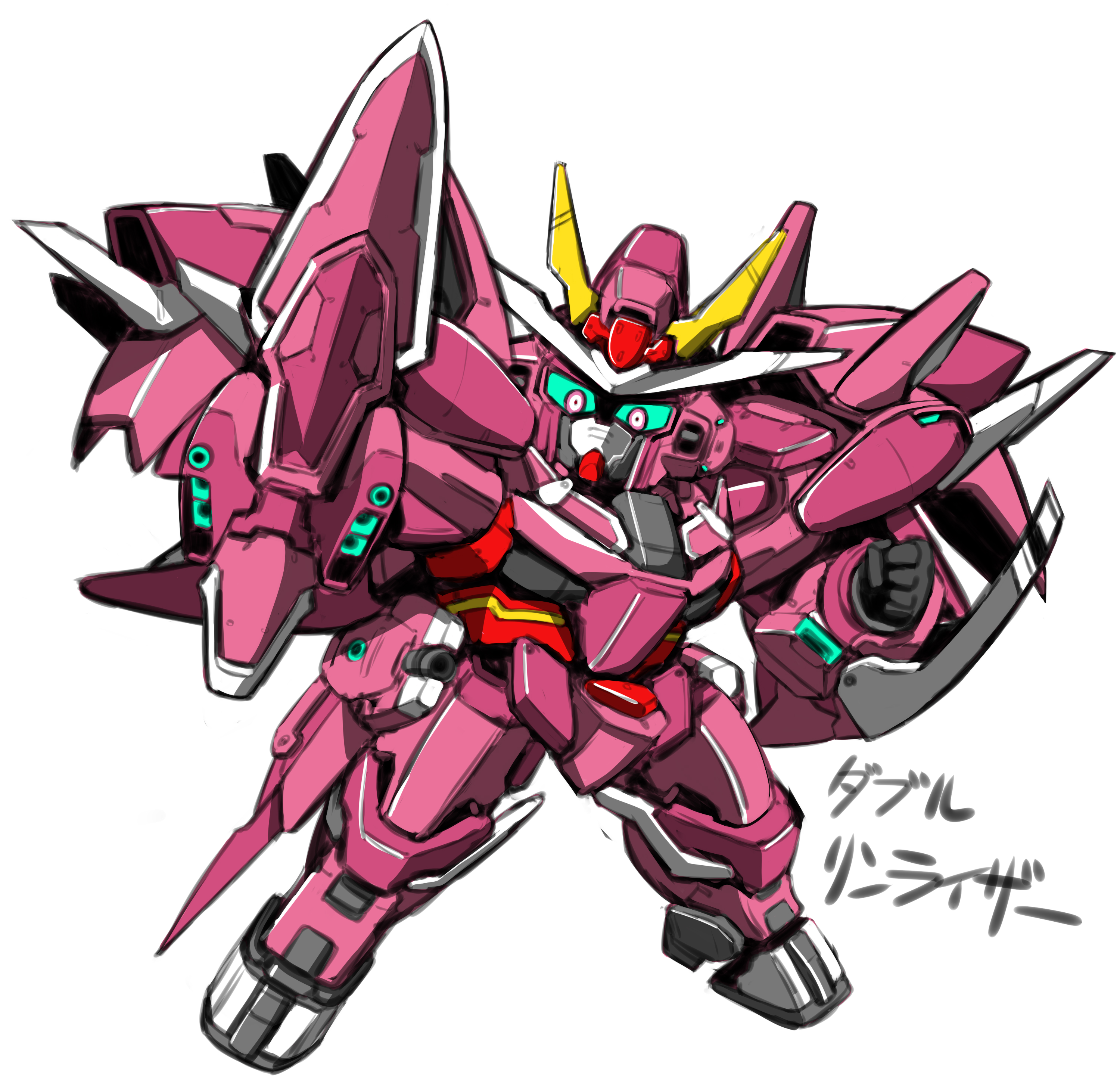 わいわい大聖堂 Sdガンダム アリスギア ダブルリンライザーに色塗ってみた アリスギアお絵かき T Co Xw1ogizejc Twitter