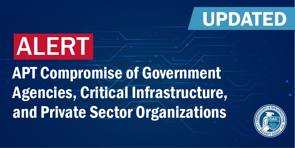 We issued V2 supplemental guidance to Emergency Directive 21-01. @NSAgov verified version 2020.2.1 HF2 of SolarWinds Orion eliminates previously identified malicious code. Agencies using non-affected versions must update to the new version: cyber.dhs.gov/ed/21-01/#supp…