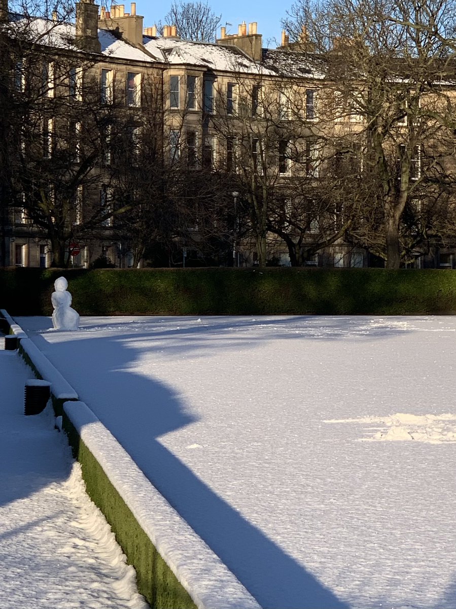 Trespassing snowperson