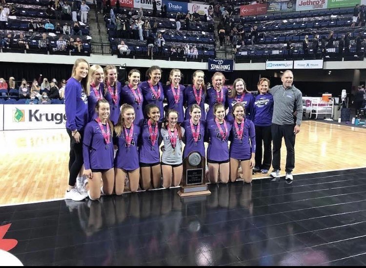 Liberty Volleyball was able to take class 5A runner up after three weeks off, and only four years open.