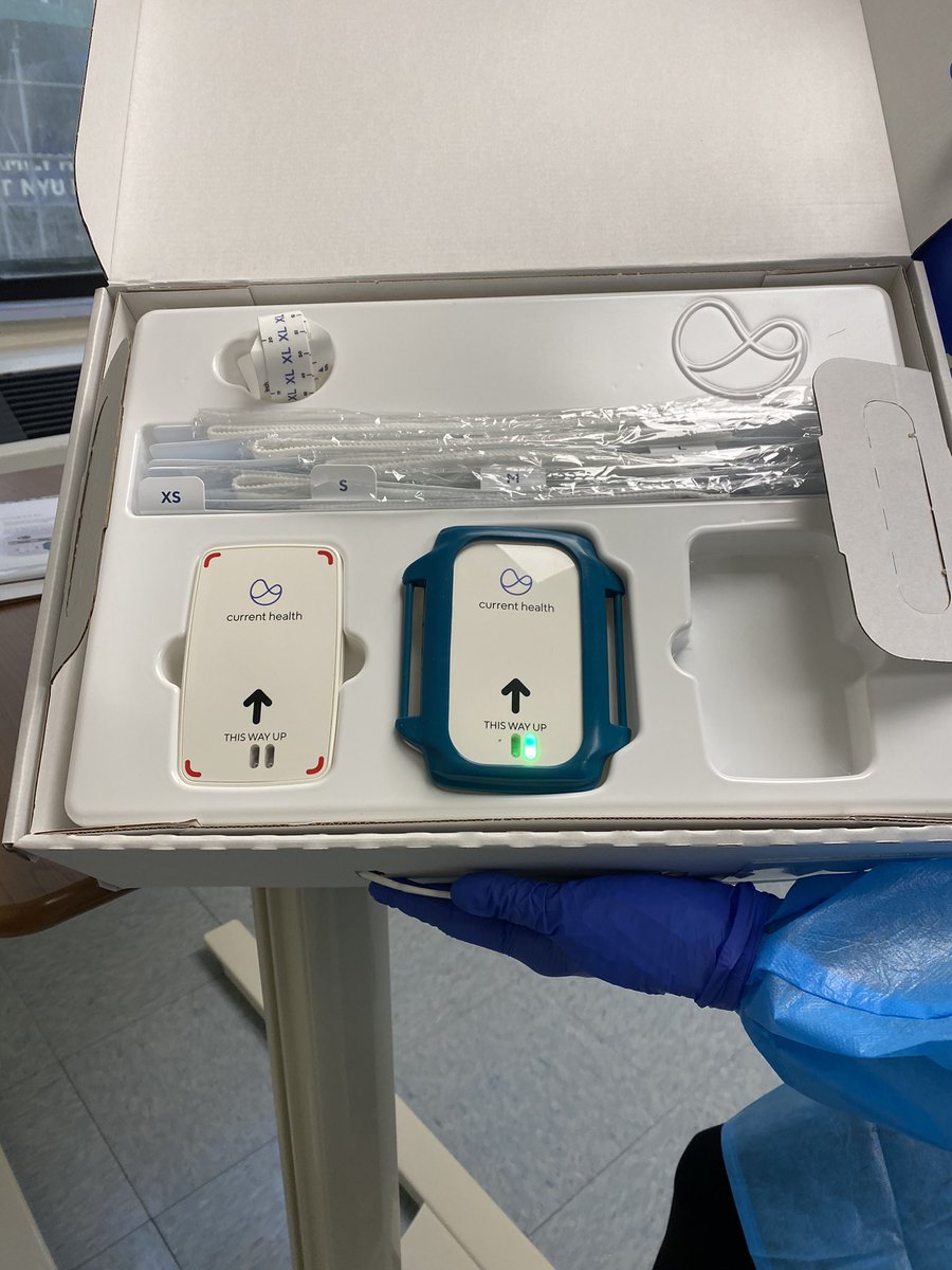 so first i got fitted for this monitoring device where a third party monitors my temperature, heart rate, oxygen levels and other vitals. if i test positive for covid i have to keep wearing it, if i test negative i can take it off. but i can’t see the vitals myself!