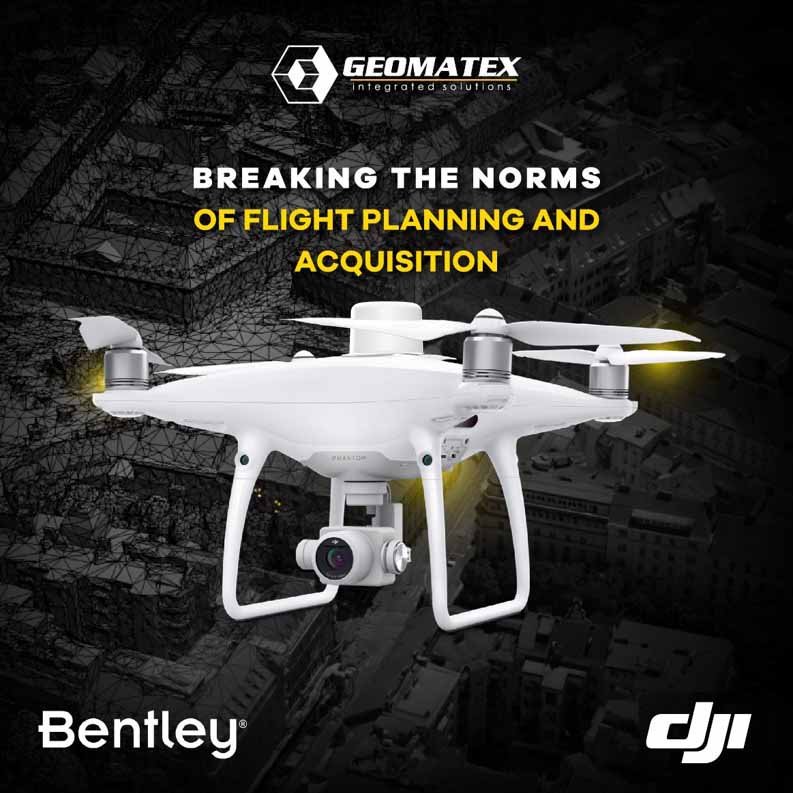 geomatex's tweet image. Introducing our new “Reality Modeling +” webinar series.

On 6-Jan-21 at 11 AM (GMT+2), we will discuss the basics of flight planning &amp;amp; acquisition using drones to highlight the latest surveying products from @DJIEnterprise.
@BentleyMidEast 
Register here:
bit.ly/358u5Gf