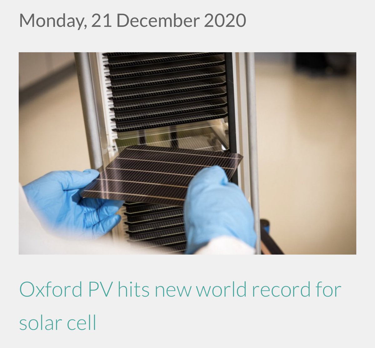 More on Goldwind and OxfordPV. $ACTCWe personally love the connections here so far. OxfordPV has every reason to want to go public. Huge future market! See next tweet 