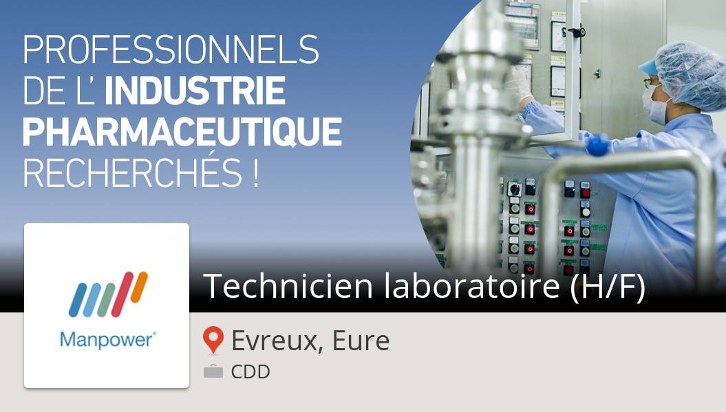 BrigittePotie's tweet photo. Postulez dès maintenant pour #ManpowerFrance en tant que #Technicien #laboratoire (H/F)! (#EvreuxEure) #job https://t.co/pVuGTpgCdm https://t.co/S8wp7cAgkI