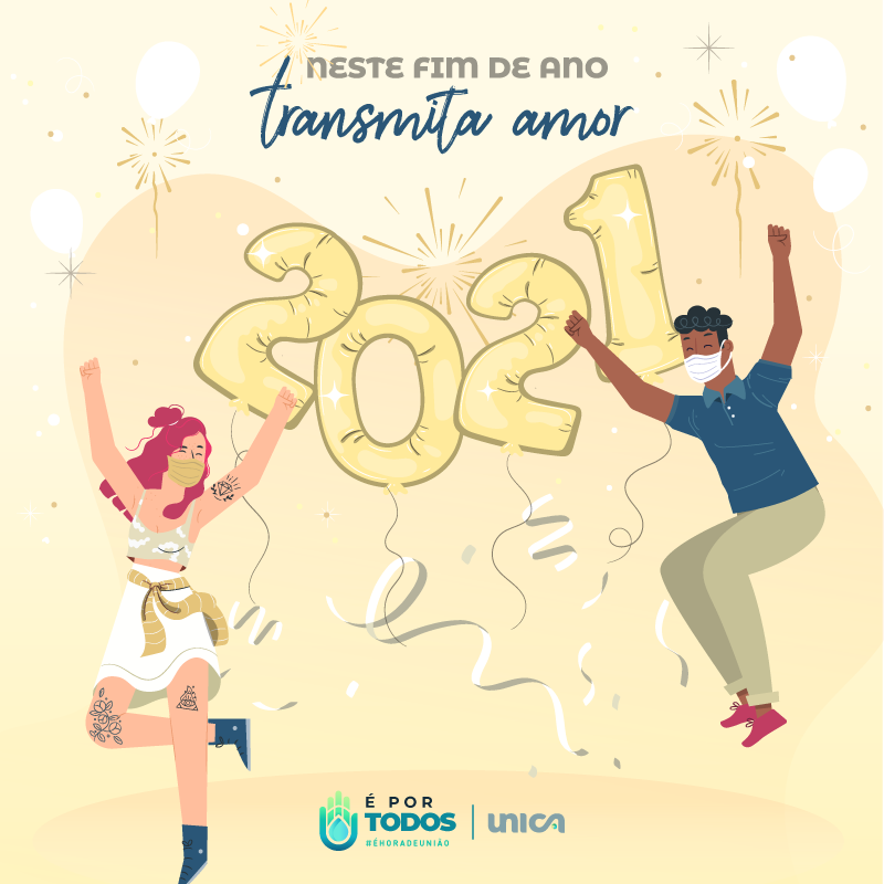UNICA_cana's tweet photo. 2020 nos reservou grandes surpresas. E, algumas tradições da Virada do Ano, como pular as 7 🌊, devem ficar para 2022, porque a celebração que se aproxima deve ser feita com cuidado. Mantenha a prevenção, para termos um 2021 mais tranquilo.
Neste fim de ano, #TransmitaAmor ❤️ https://t.co/sxnAXWGrmS