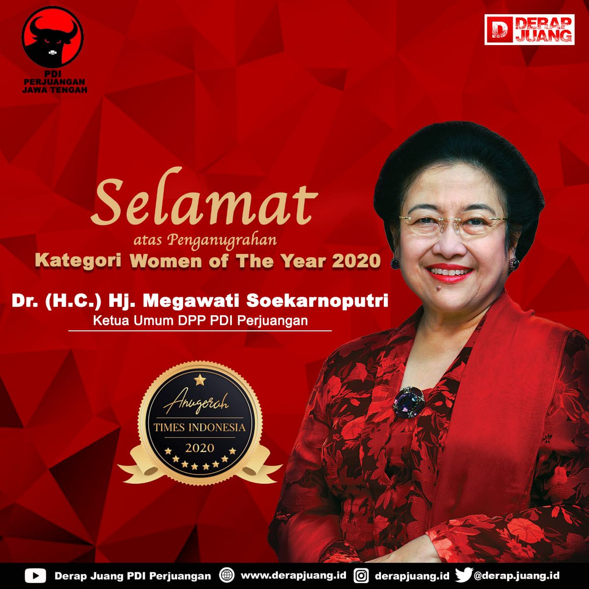 bspnkendal's tweet photo. Selamat Ibu Ketua Umum... https://t.co/lmvELDDZem