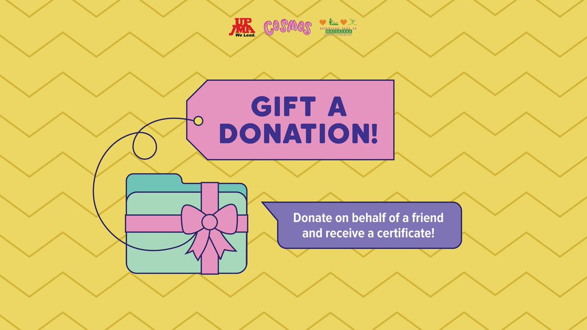 CosmosOPMFest's tweet photo. As we approach the new year, let us make it our #MissionCosmos to keep the spirit of giving alive!

Help change the lives of our Filipino farmers today: 
https://t.co/ZlDXVsaLRv

#MissionCosmos #GetCosmic #StandWithFarmers https://t.co/1AjxyzN4tV