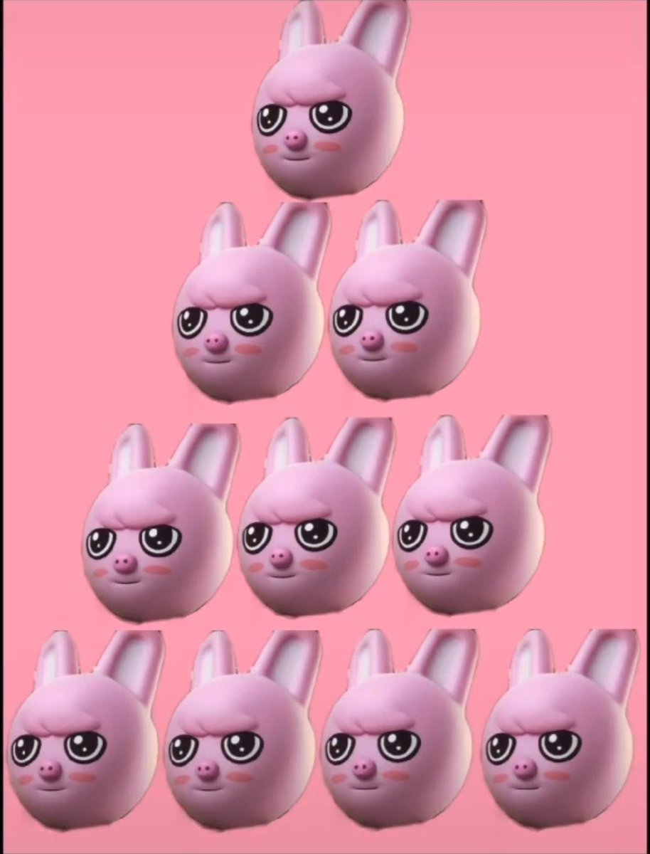 an entire thread of every dweakki pabbit meme I’ve found - because I can’t believe this is what Changbins skzoo character has turned into..