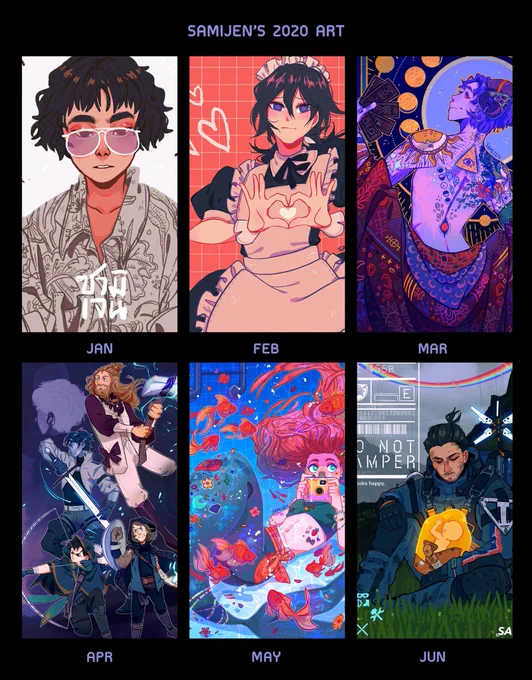 made a LOT of art this year
#artsummary2020 