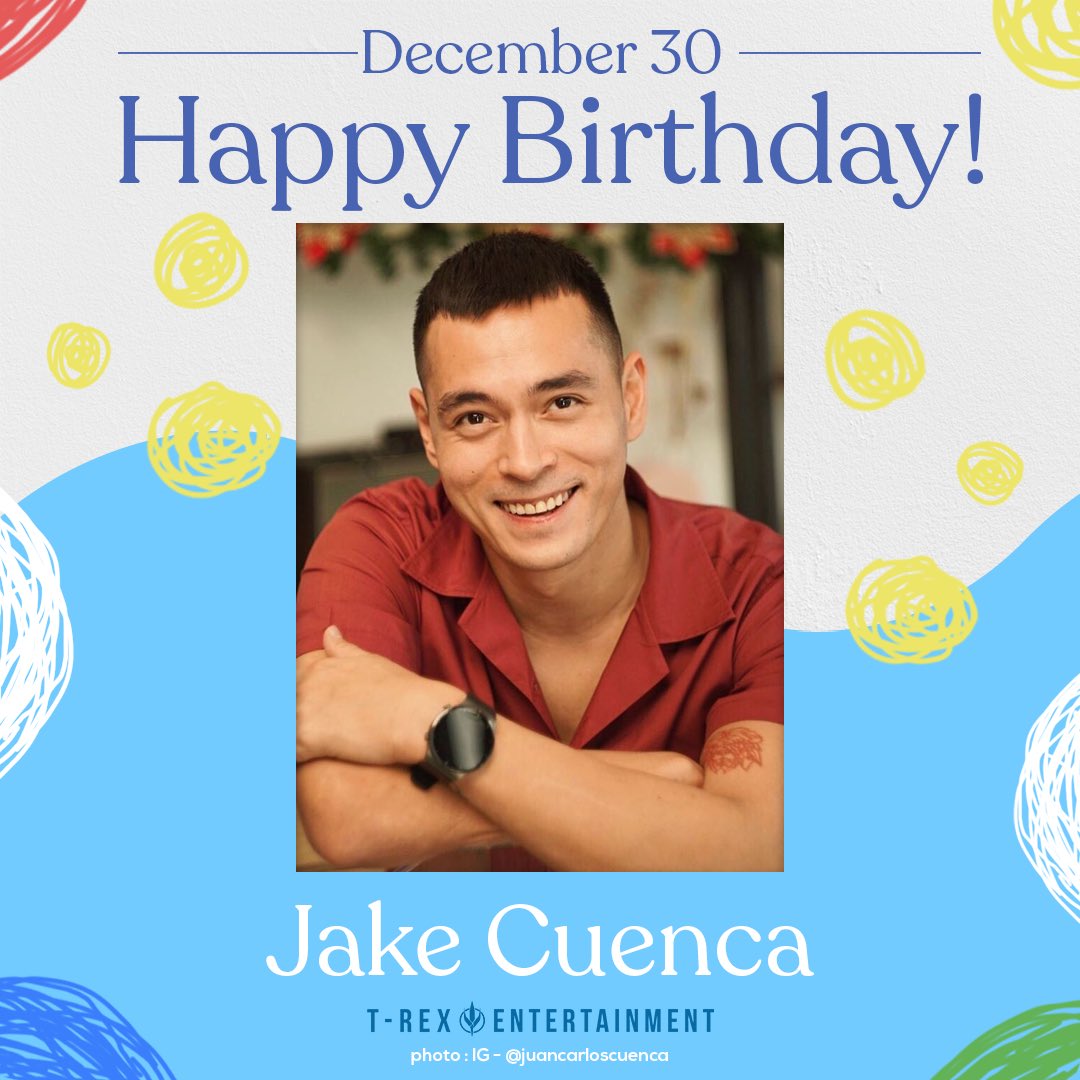 Happy birthday to you, Jake Cuenca! We wish you all the best! Trivia: His full name is Juan Carlos Cuenca. 