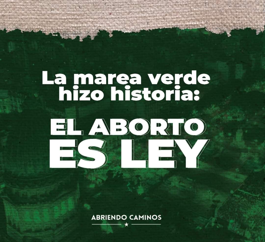 Analia2023's tweet photo. @caitrionambalfe Argentina made history, we women did it.  Enough of clandestine abortions, yes to sex education and to decide about our bodies.  Abortion is law in Argentina💚💚💚🇦🇷🇦🇷🇦🇷 https://t.co/od7wdPG7Cd
