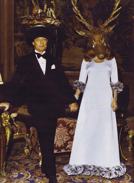 2.) The 1972 Rothschild Surrealist ball featuring antlers, apples, fur covered plates, cat-butlers, and Audrey Hepburn's head in a bird cage. Oh and Salvador Dalí (of course). More details here:  https://www.anothermag.com/design-living/7604/lessons-we-can-learn-from-the-rothschild-surrealist-ball