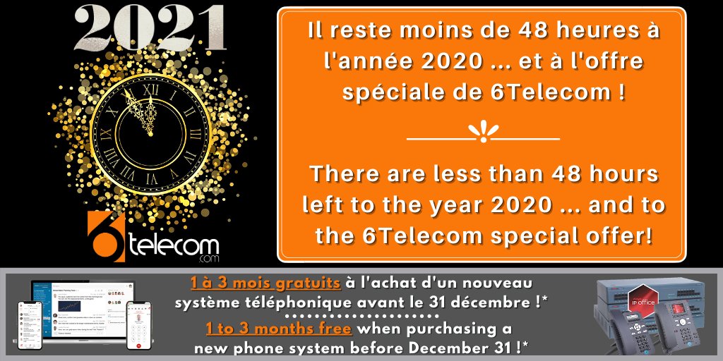 6Telecom's tweet image. Faites-vite, ne manquez pas votre chance !
514 666 1 666 📞
mailchi.mp/6telecom.com/1…