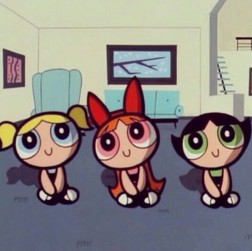 the maknae line as powerpuff girls — a thread