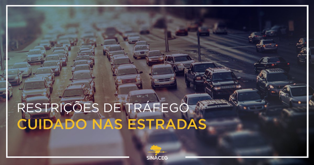 Faltam dois dias para o ano acabar e, mesmo com restrições, muitas pessoas pegam estrada nessa época. Cegonheiro (a), esteja sempre atento (a), se hidrate, se alimente e durma bem. A restrição de tráfego começa amanhã (quinta-feira), das 16h às 22h.