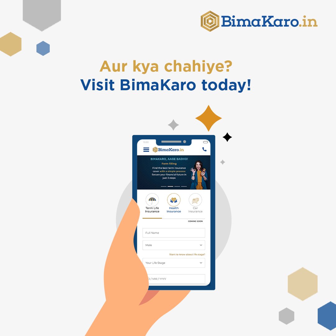 Bimakaro_in's tweet photo. At BimaKaro we simplify your choice making process by helping you compare policies effectively and get the best deal easily! All you have to do is visit our website, fill in your details to secure your financial future aur fir apka #SceneSet hai! https://t.co/mvmZtpElu6