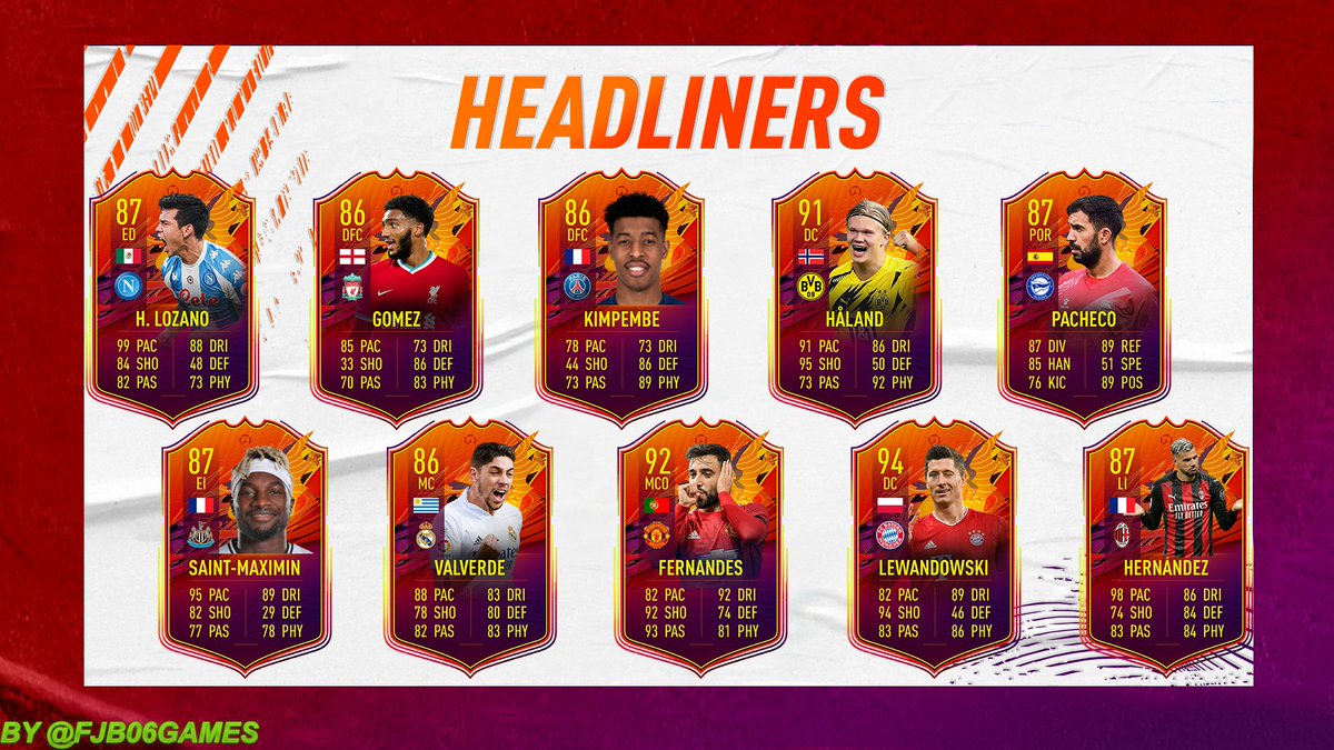 Fjb06fut's tweet photo. Os traigo mi predicción de los headliners, parece que será el próximo evento👀. Un MG❤️ y RT🔁 se agradecen mucho!
#FIFA21XboxOne #Fifa21 #Headliners #fifa21headliners #fifaheadliners https://t.co/3SLZeKyQMo