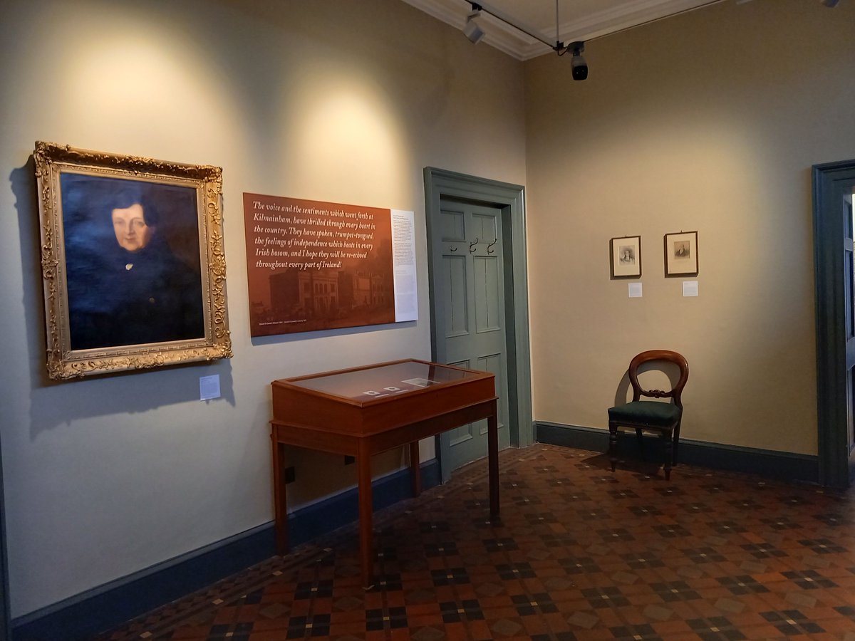 (9) To mark the anniversary of this event, Kilmainham Gaol has mounted display featuring a recently conserved portrait of Daniel O’Connell. It is joined by portraits of Lord Cloncurry and Hamilton Rowan lent to the museum by Áras and Uachtaráin and the Office of the President.