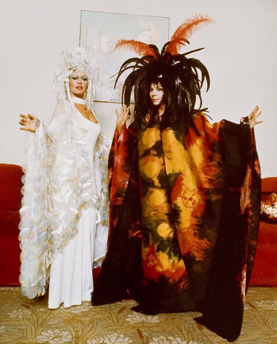 Talking of notable 20th Century costume ball attendees, a brief pause in appreciation of Surrealist painter and costume connoisseur Leonor Fini. She dressed as an owl for the Bal des Oiseaux in, I believe?, 1949. She also LOVED masks and plumage.