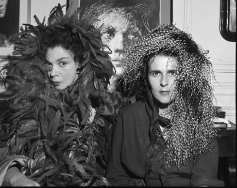 Talking of notable 20th Century costume ball attendees, a brief pause in appreciation of Surrealist painter and costume connoisseur Leonor Fini. She dressed as an owl for the Bal des Oiseaux in, I believe?, 1949. She also LOVED masks and plumage.
