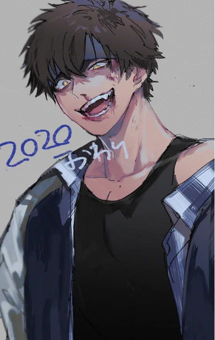 2020最後のらくがき～マジでこの二人しか描いてなかった♡ 