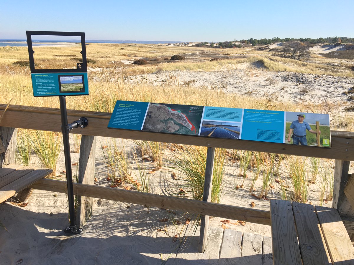 thetrustees's tweet photo. Beaches are some of our most dynamic properties. Capture some of these changes yourself at @CraneBeachMass, with our new photo station! Share your photos with #CraneBeachChanges to show us what you see π #CitizenScience #TrusteesOnTheCoast https://t.co/bjKSakwv1V