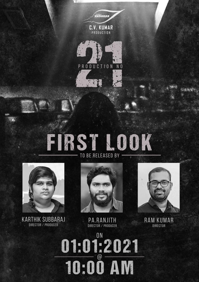 gauravnarayanan's tweet photo. Happy to be associated again with Thirukumaran Entertainment CV Kumar's #ProductionNo21
very interesting project and
doing a terrific character. Looking forward
First look on
☞ On 01:01:2021 at 10.00 AM
Thirukumaran entertainment #MohanGovind Ashwin Kakumanu @onlynikil https://t.co/M0fBSSbPPr