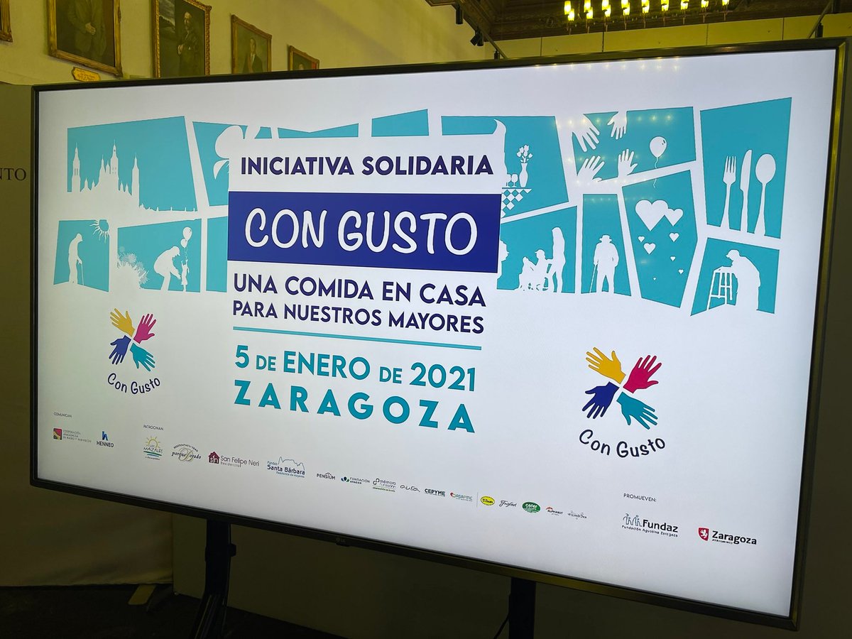 ASAPMEAragon's tweet photo. La #soledad merma la #SaludMental, por eso @ASAPME participa en la iniciativa solidaria #ConGusto organizada por #FUNDAZ y @zaragoza_es en la que 200 personas mayores desfavorecidas y que viven en soledad disfrutarán una comida muy especial en Reyes
👉
https://t.co/7oLqLKme3E https://t.co/C0MYSjz2bT